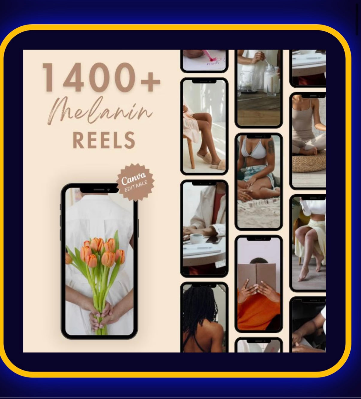1400+ melanin reels bundle