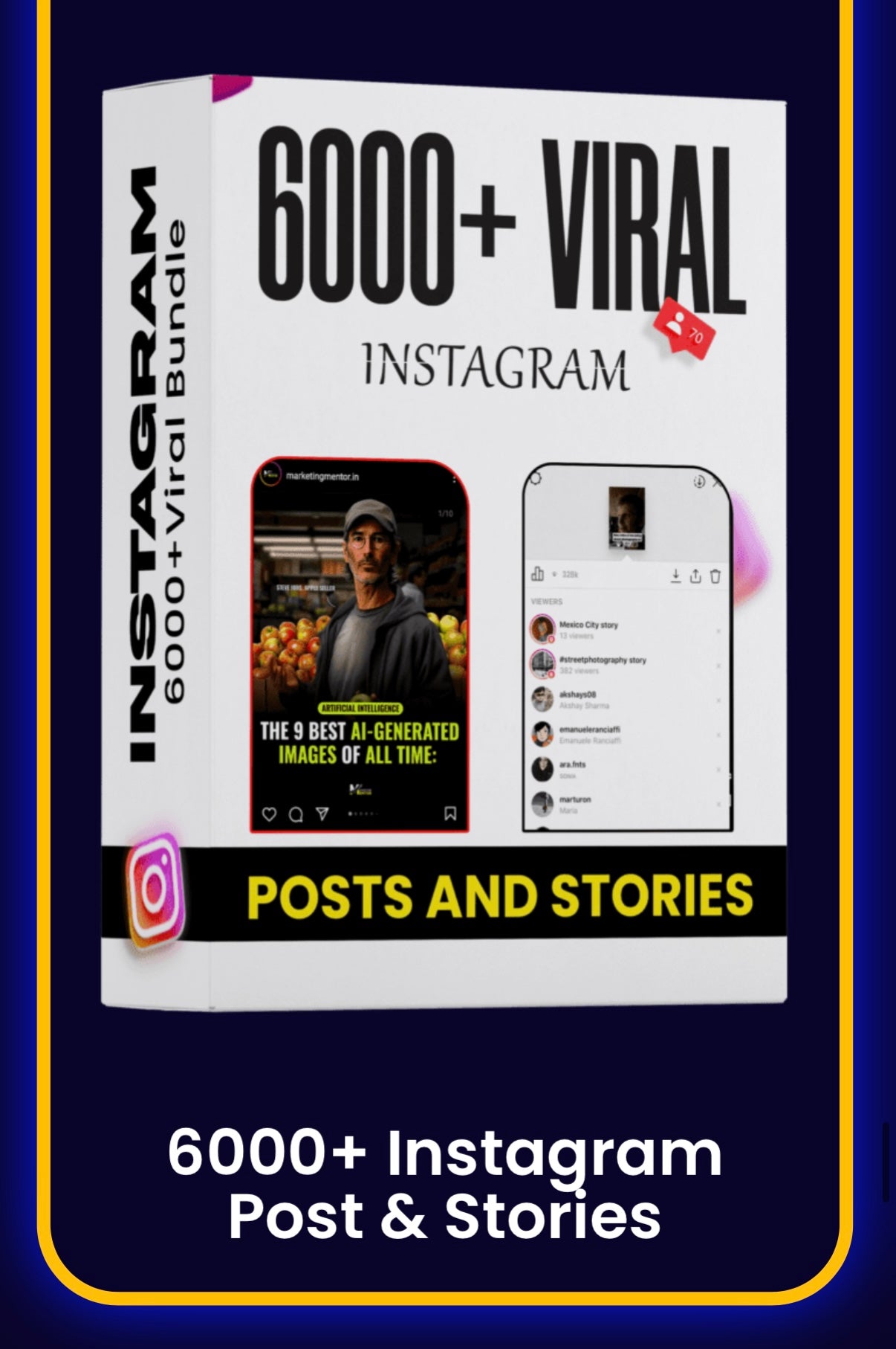 6000+ instagram post and stories