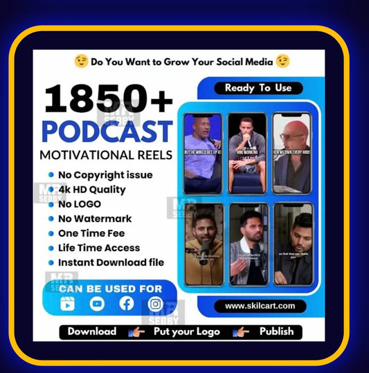 1850+ podcast motivational reels