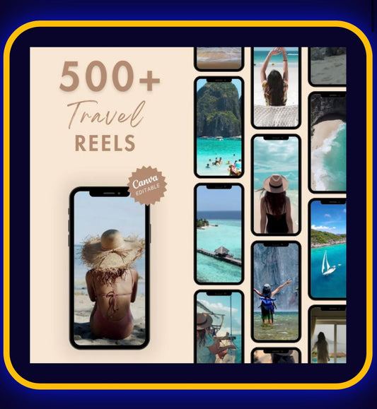 500+ travel reels bundle