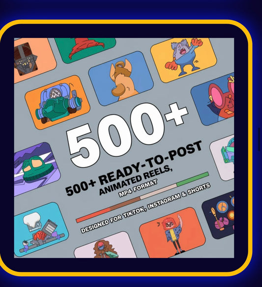500+ animated reels
