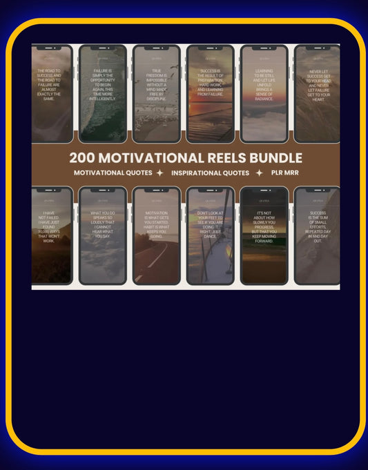 200+ motivational reels bundle