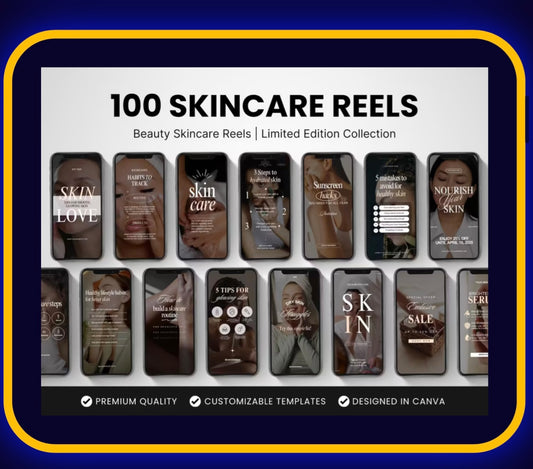 100 skincare reels